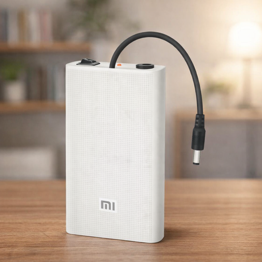 Mi Router Power Bank UPS – 12V/9V WiFi Router Backup Battery for PTCL, StormFiber & Fiber Modems