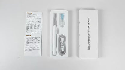 Rechargeable Smart Wireless Ear Camera Kit | Visual Ear Wax Removal Tool With Mobile Display | Random Colour