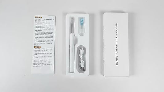 Rechargeable Smart Wireless Ear Camera Kit | Visual Ear Wax Removal Tool With Mobile Display | Random Colour